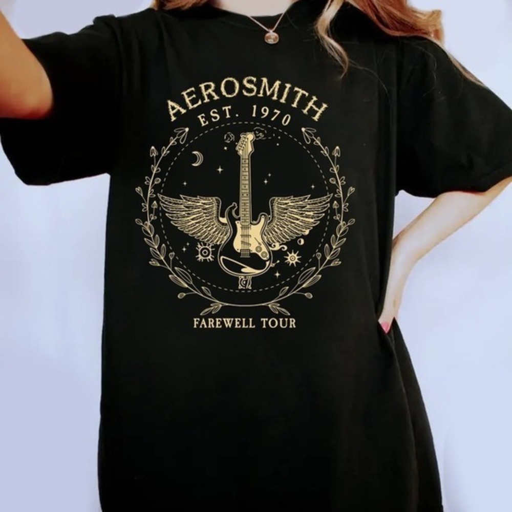 Aerosmith Farewell Tour Shirt, Hard Rock Shirt, Rock And Roll Band Shirt